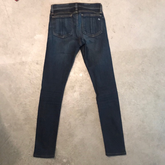 Rag & Bone High Rise Skinny Jeans - Picture 3 of 4